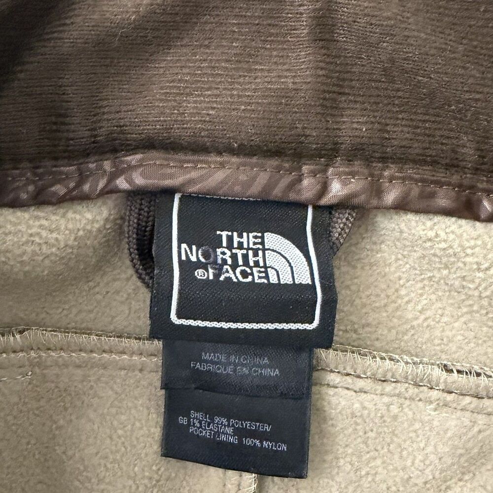The North Face Snowboard Pants Women Brown XS Soft Shell Fleece Lined Flare Ski - Picture 2 of 10
